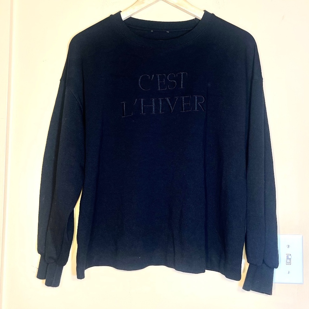 Massimo Dutti Black Sweater